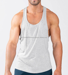 Débardeur de musculation pour homme avec logo personnalisé, coupe ample, débardeur de musculation, débardeur en bambou - Product Image 2