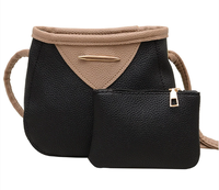 Pochette de mode pour femme avec fermeture éclair, en PU imperméable, couleur et logo personnalisables