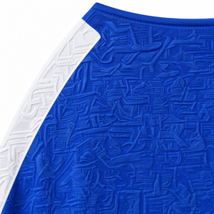เสื้อยืดแขนยาวสีน้ำเงินรอยัลสำหรับผู้หญิง Zeta Phi Beta พร้อมป้ายปักไหมเชนีลสีขาวแบบกำหนดเอง เสื้อยืดคอตตอนเนื้อหนาคุณภาพพรีเมียม คอเสื้อทรงกลมแบบคัลเลอร์บล็อก - Product Image 5