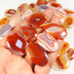 100% calidad Natural hermosa ágata de Botswana mezcla de piedras preciosas forma y tamaño fabricación cabujón de ágata hecho a mano joyería - Product Image 2