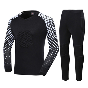 Men's Orange <b>Black</b> Dot Pattern Long Sleeve Sportswear Set Crew Neck Full Length Pants With Side Pockets Spandex Polyester - Product Image 4