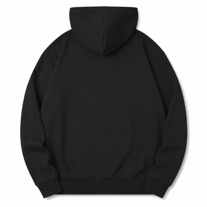 Premium <b>Black</b> Graphic Hoodie - Aesthetic Anime Streetwear Pullover with High-Resolution Digital Print and Relaxed Comfort Fit - Product Image 2