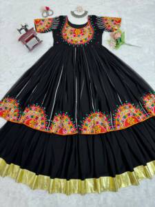 LENGHA, Vestido de Diseñador Pakistaní para Bodas Indias, Shreeji Fashion, Georgette de Secado Rápido, Estilo Bollywood, Completamente Cosido - Product Image 3