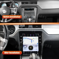 Autoradio GPS Android 13 12,1'' pour Ford Mustang 2009-2014, lecteur DVD multimédia pour voiture, écran Tesla, autoradio stéréo