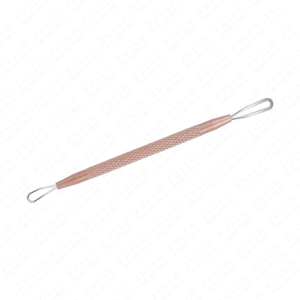 Herramienta Extractora de Puntos Negros y Espinillas de Acero Inoxidable con Logotipo Personalizado, Removedor de Imperfecciones, Herramienta para el Acné y Cuidado Facial - Product Image 1