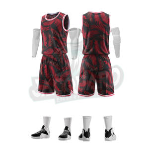 Maillots de basket personnalisés de qualité supérieure avec impression par sublimation numérique, 100 % polyester respirant en mesh, fabriqués au Pakistan - Product Image 5