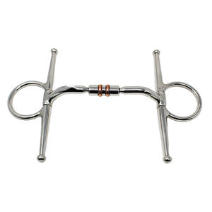 TALLIANS INTERNATIONAL Brida de Anillo Suelto de Acero Inoxidable para Caballos, Estilo Western Antiguo, de Alta Calidad - Product Image 1