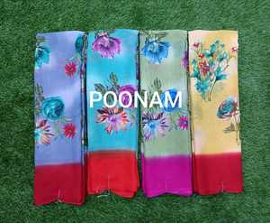 Atractivo sari de georgette con blusa estampada, sari moderno de moda étnica, proveedor mayorista en línea, exportación a granel. - Product Image 4