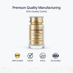 OEM Magnesium with Vitamin B6 Capsules Daily Dietary <b>Supplement</b> - Product Image 4