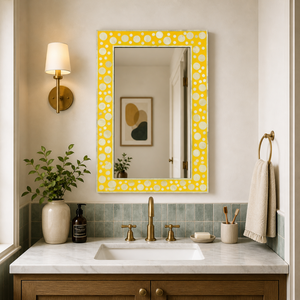Luxury Large Antique Decorative <b>Wall</b> <b>Mirror</b> | Vintage French Style Living Room Decor | Premium Handcrafted Home Accent <b>Mirror</b> - Product Image 1