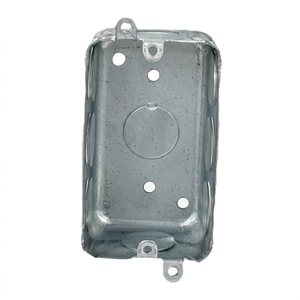 Caja de Conexiones Eléctrica Estándar de Acero Galvanizado Anticorrosión de Alto Rendimiento, de 1 mm de Espesor, con Aberturas de 1/2 Pulgada, de Una Sola Unidad - Product Image 3