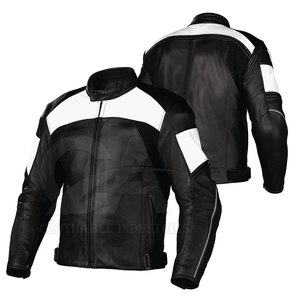 2026 Motorbike Leather Jacket Back Support Motorcycle Auto Racing Wear Men Quantity Custom Body OEM Motorbike Jacket - Product Image 6