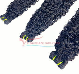 Extensions de cheveux humains bruts Pixie Curl 100% à vapeur naturelle Super Double Drawn Pixie Curls Virgin Hair - Product Image 6