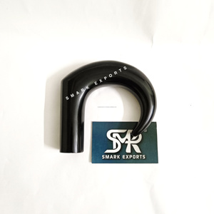 Poignée de bâton de marche en corne de buffle polie Crook Cane Head Handmade Hook Grip pour canne en bois et bâton de mobilité - Product Image 3