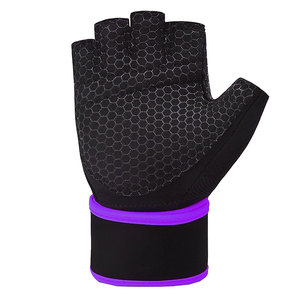 Unisex Gym Gloves Durable Abrasion Resistant Stretchable <b>Material</b> Top Classic Modern Design Weightlifting Workout Exercise Glove - Product Image 3