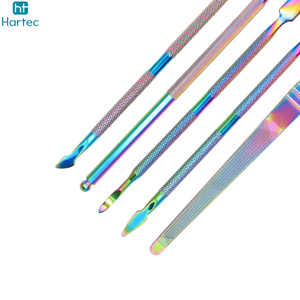 Ergonomic Stainless Steel OEM ODM Service High-Precision Multi-Function Nail Cleaner and Cuticle Pusher Salon Quality <b>Tools</b> - Product Image 6