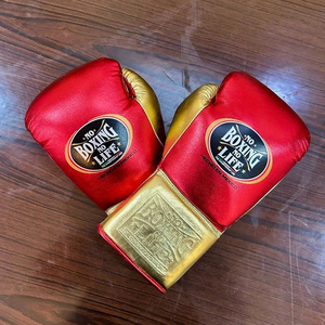 Top Grade Cowhide Leather No Boxing No Life Boxing <b>Gloves</b> Thick 4-Layer Padding Moisture Wicking Breathable Training <b>Gloves</b> - Product Image 3