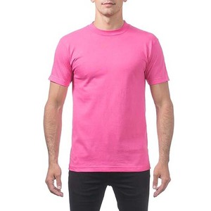 Camisetas de Manga Corta para Hombre, Cuello Redondo, Algodón Grueso, Color Rosa, Corte Regular, Calidad Premium, Secado Rápido, Transpirables - Product Image 5