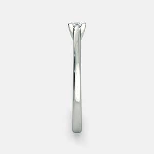 Anillo de Compromiso con Corte Brillante Chapado en Oro de 18K Cultivado en Laboratorio para Mujer |   Anillo de Compromiso y Boda Moderno con Certificación IGI - Product Image 5