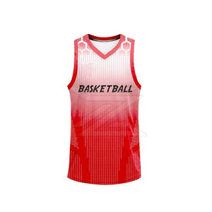 Maillot de basket-ball pour hommes, uniforme de sport sans manches sublimé résistant à la décoloration pour les équipes professionnelles - Product Image 2