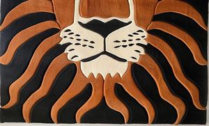 Tapis décoratif moderne en laine tuftée à la main, lavable, léger, à poils longs et très épais, pour salon et chambre à coucher - Product Image 3