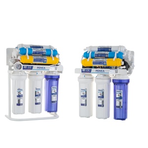 Penca Système de filtration d'eau à 7 étapes avec grande cartouche de purificateur d'eau bleue Boîtier de filtre domestique pour hôtels Conception sans réservoir - Product Image 1