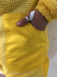 Hot Sale Beekeeping Equipment Factory Supply <b>Bee</b> Keeping <b>Suit</b> With Veil and Zipper Cotton <b>Bee</b> <b>Suit</b> - Product Image 2