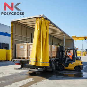 Lámina de Cubierta Lateral para Camión de Alta Resistencia a la Tracción, Lámina de Poliéster Doble Laminada para Cubierta Lateral de Camión para el Mercado de Exportación, Empresas de Logística - Product Image 3