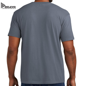 Camiseta de Algodón Blanca para Hombre RELEVO INDUSTRIES, Manga Corta, Cuello Redondo, Corte Regular, Estilo Casual, Tejido de Punto, Color Sólido, Ecológica, 320g - Product Image 3