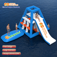 Équipement gonflable commercial géant flottant pour sports aquatiques en plein air, parcs aquatiques et parcs d'attractions, à vendre