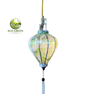 Artisan Hoi An Lantern Handmade Vietnamese Silk Hanging Lamp for Homestay Entrance and Balcony Decoration - Product Image 4