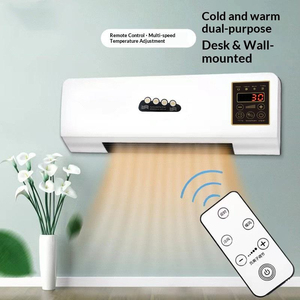 Calefactor y Aire Acondicionado Eléctrico 2 en 1 de 800W, Montaje en Pared, PTC, Calentamiento Rápido, Control Remoto, Construcción de Plástico, Gran Angular - Product Image 4