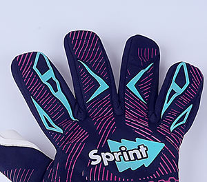 Gants de gardien de but de style hybride pour adultes et enfants avec doublure intérieure en latex souple - Product Image 2