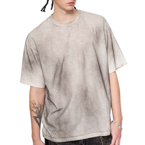 Camisetas con efecto descolorido al sol, diseño personalizado, precio al por mayor, nueva llegada, camiseta con efecto descolorido al sol a precio económico para hombres adultos - Product Image 6