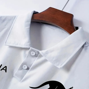 Camisa de Golf para Hombre al por Mayor, 100% Poliéster, Estampado de Canguro Australiano, Estilo Casual, Manga Corta, Diseño con Flecos, 140g - Product Image 5