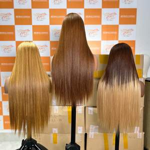 ผมต่อแบบ Remy แบบ100% ผมมนุษย์เกรดเวียดนามแท้เครื่องจักรออเดอร์แบบสั่งทำผ้าคู่แบบเต็ม HD สำหรับลูกไม้ - Product Image 2