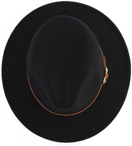 Chapeau Fedora tendance pour les festivals de musique, chapeau bohème à large bord - Product Image 4