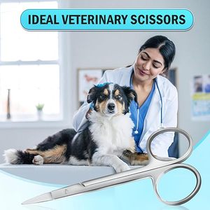 กรรไกรตัดกระจกตาแบบมืออาชีพ ปลายแหลมคมสำหรับการผ่าตัดทางการแพทย์ ทันตกรรม และห้องปฏิบัติการ ตัดได้อย่างแม่นยำ ใช้งานระดับมืออาชีพ ได้รับการรับรองมาตรฐาน ISO - Product Image 6