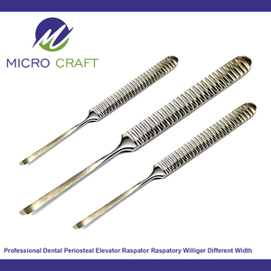 Élévateur périostal dentaire professionnel, Raspator, Raspatory, Williger, différentes largeurs, acier inoxydable, instruments de haute qualité - Product Image 2