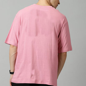 Camiseta Personalizada de Lujo, Cuello Redondo, Lisa, de Gran Gramaje, con Logotipo Impreso, Talla Grande para Hombre - Product Image 5
