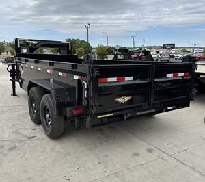 Remorque benne basculante hydraulique ultra-basse profil 7 x 14, capacité 7 tonnes, 4 côtés hauts, faible hauteur de pont, haute sécurité, pour le transport de produits agricoles en vrac - Product Image 4