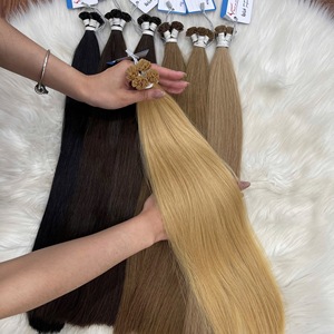 Extensiones de cabello humano vietnamita liso con punta plana de queratina de 24 pulgadas, precio de mayoreo de fábrica, listas para enviar. - Product Image 5
