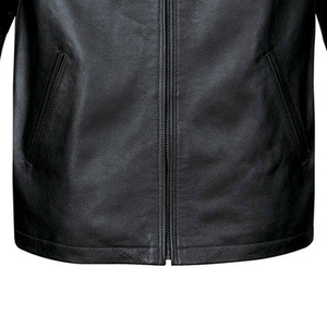 Chaquetas de Cuero para Hombre en Color Negro Liso, las Más Demandadas, Precios Más Bajos, Chaquetas y Abrigos de Moda para Exteriores - Product Image 5