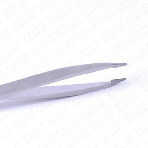 Professional Stainless Steel Double Ended Eyebrow Tweezers Slanted and Pointed Tip Precision Beauty <b>Tool</b> - Product Image 3