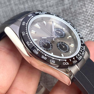 Montre-bracelet classique pour homme, mouvement mécanique automatique, acier inoxydable, verre cristal 5 mm d'épaisseur, 41 mm, best-seller - Product Image 4