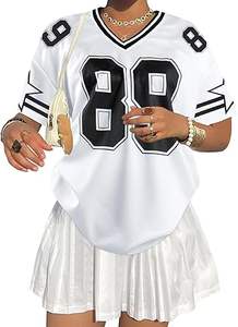 Camisetas de Fútbol 2026 para Mujer, de Secado Rápido, Holgadas, con Número y Letra, Ropa Deportiva - Product Image 6