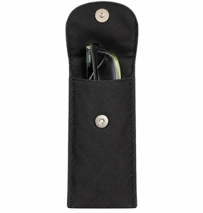 Good Vibes - Estuche para gafas de lona de 7 pulgadas con un solo compartimento y botón protector, multifuncional, informal, portátil - Product Image 3