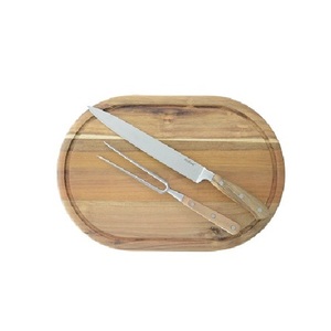 Tabla de Cortar de Madera para Preparación de Alimentos en la Cocina, para Verduras, Frutas, Aves, Carne, Pan, Queso, Hierbas e Ingredientes para Ensaladas - Product Image 6