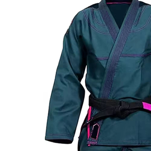 Encuentra un kimono de Jiu Jitsu Brasileño similar, duradero, elástico, transpirable, ligero, unisex, de poliéster y algodón, para artes marciales. - Product Image 3