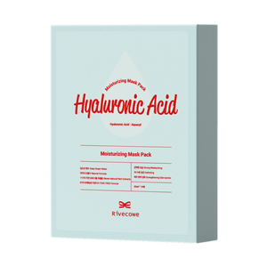 Masque en tissu hydratant à l'acide hyaluronique Rivecowe, sachet de 25 ml pour le visage, tous types de peau - Product Image 4